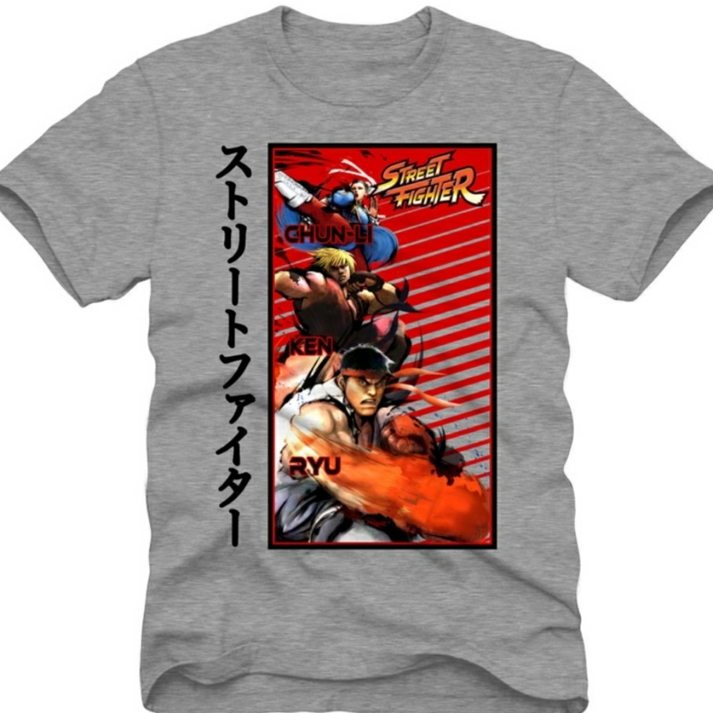 STREET FIGHTER Vintage Graphic Style T-Shirt